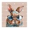 Stupell Industries Buster Rabbit with Specs Canvas, design by Yvonne Coleman Burney